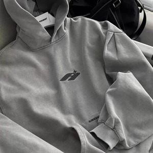 裏起毛ヴィンテージ風プルオーバー　1103