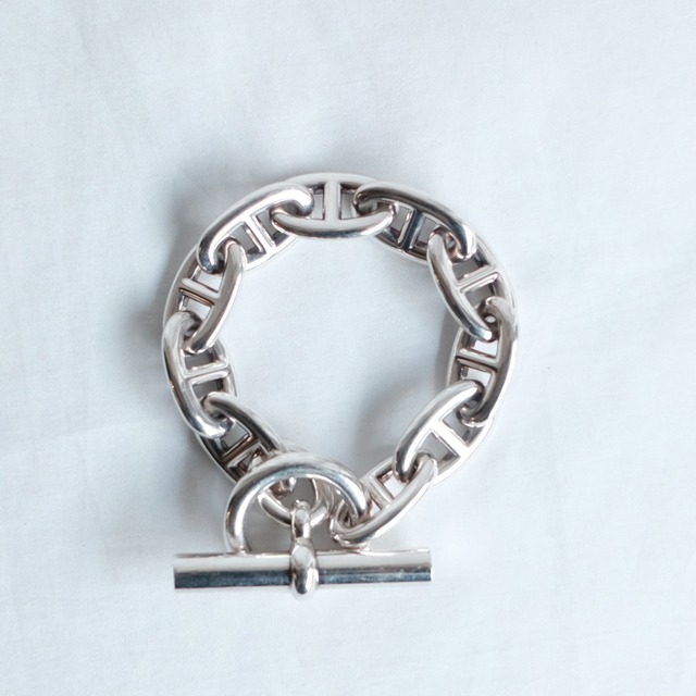 HERMES Chaine d'Ancre BRACELET TGM 10コマ