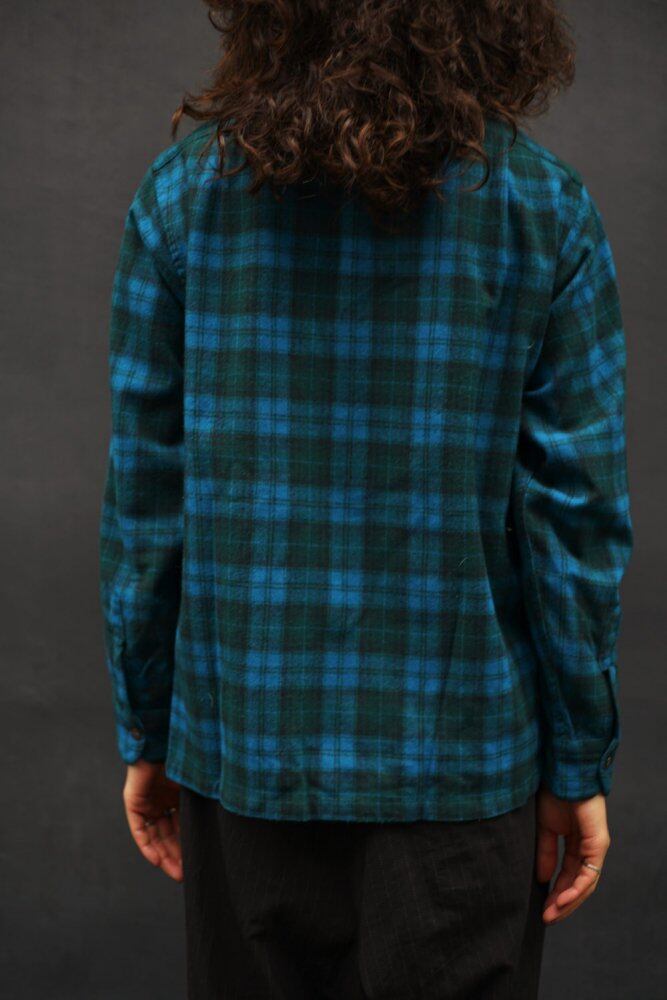 Pendleton [PENDLETON] Vintage Ombre Check Loop Color Wool Shirt