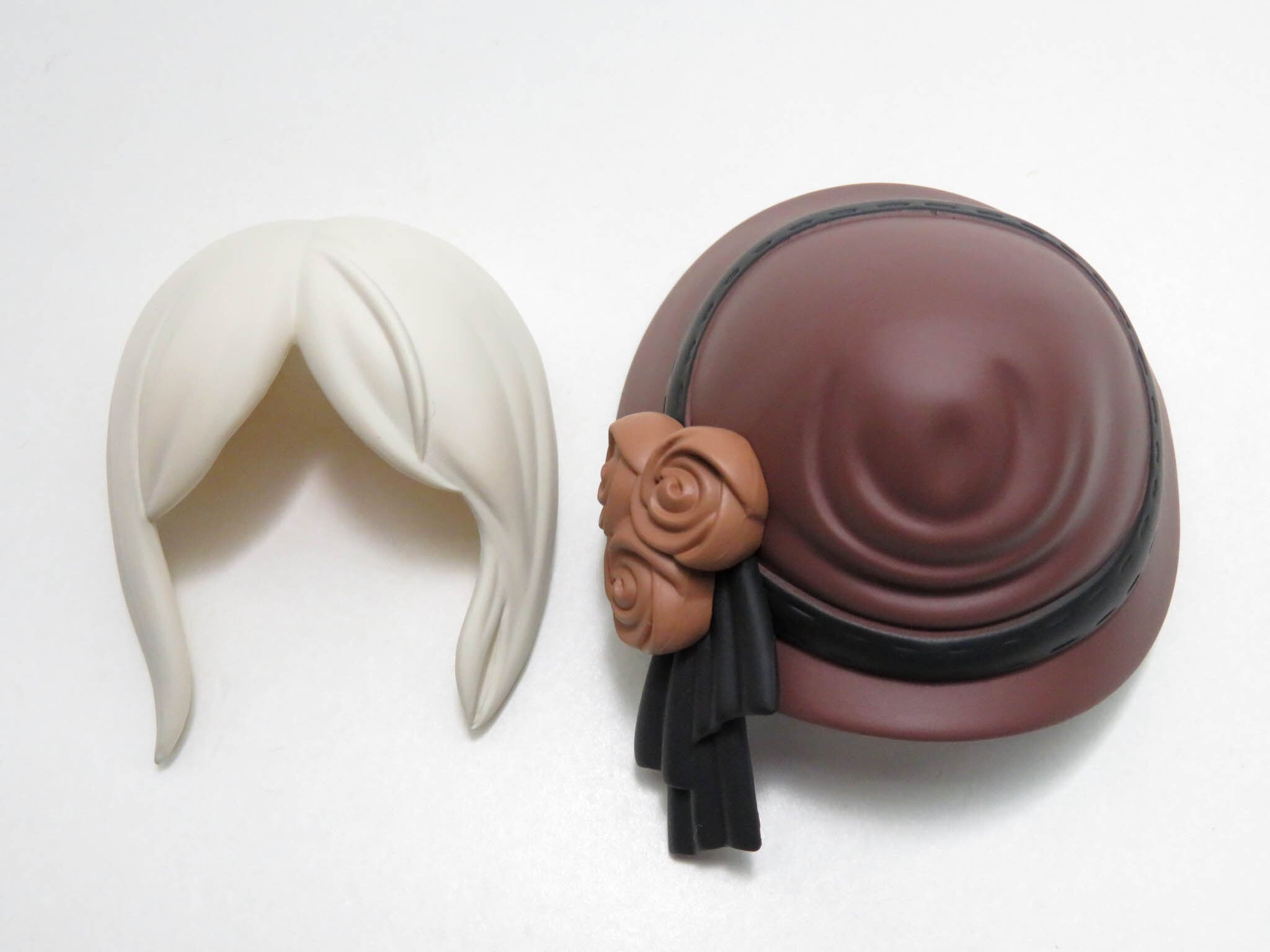 【1992】 人形 髪パーツ 帽子付きショート ねんどろいど