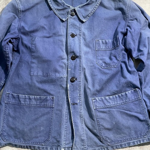 60s barbe bleue コットンツイル フレンチワークジャケット 詳細写真8