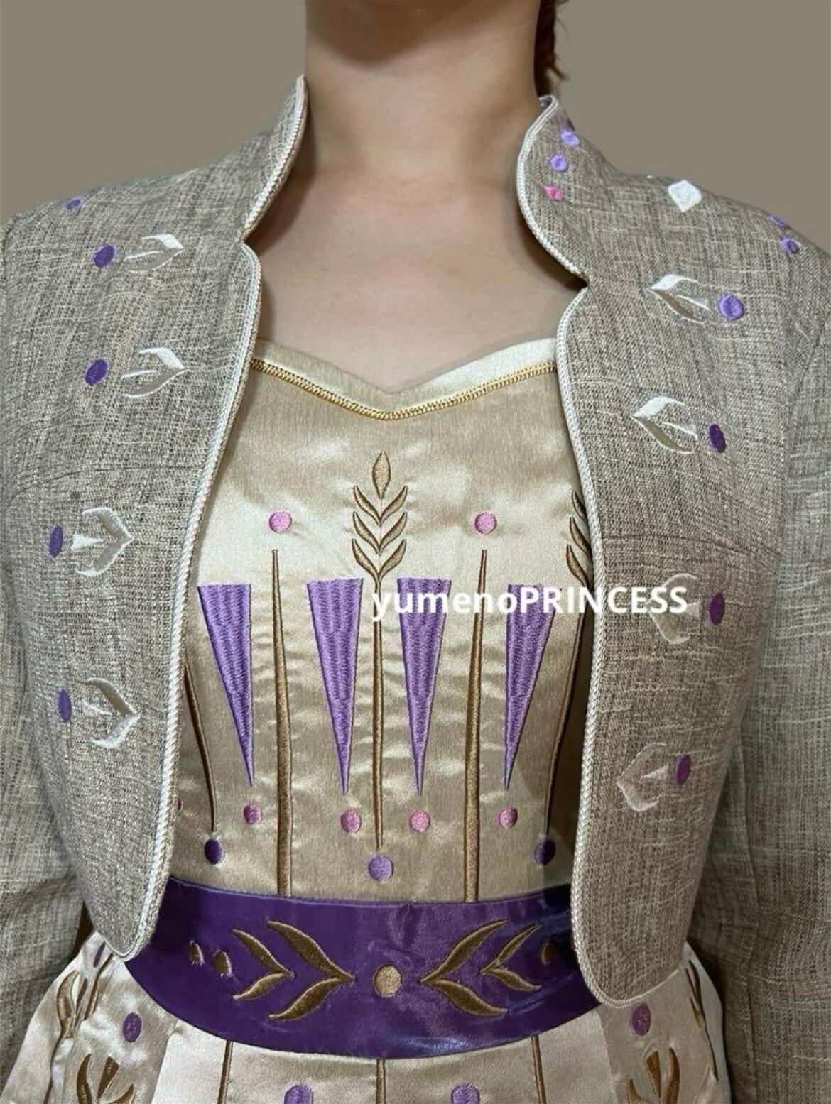 ディズニー アナと雪の女王2 収穫祭アナドレス コスプレ Dハロ ディズニー アナと雪の女王2 収穫祭アナドレス コスプレ Dハロ