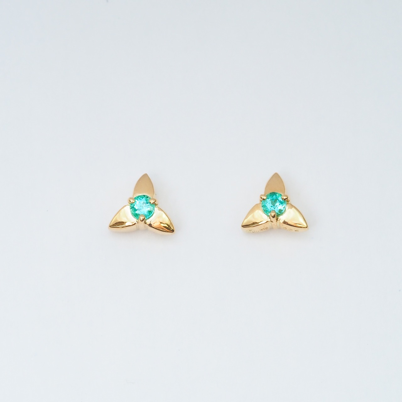 ×〈再入荷〉パライバトルマリンK18YGピアス【WEB限定】51879 - 3