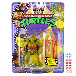 プレイメイツ タートルズ TMNT オリジナル・クラシック ウェーブ3 ムービースター マイキー ミケランジェロ 4インチ ベーシックフィギュア 未開封