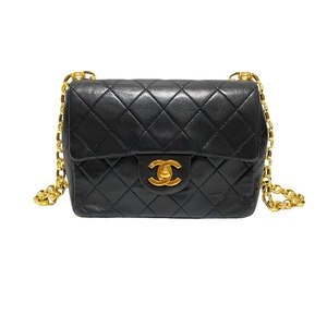 CHANEL シャネル ミニマトラッセ ショルダーバッグ ブラック 10374-202305