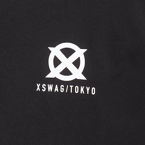 XSWAG ロングスリーブTシャツ バック縦ロゴ BK