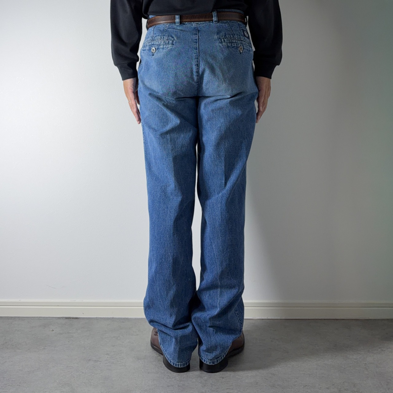 80s DOCKERS Denim Slacks [W34.5L27.5相当] 古着 - 17