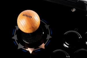 木製レバートップボール（ケヤキ製）/Wooden lever top ball (made of zelkova)