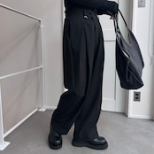 スラントウエストタックPT/ブラック