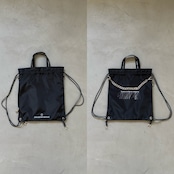 【受注予約：4月下旬入荷予定】logo nylon bag/black