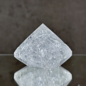 ミナスジェライス産クリアクォーツ ダイヤモンドカット15◇Clear Quartz Diamond◇天然石・鉱物・パワーストーン