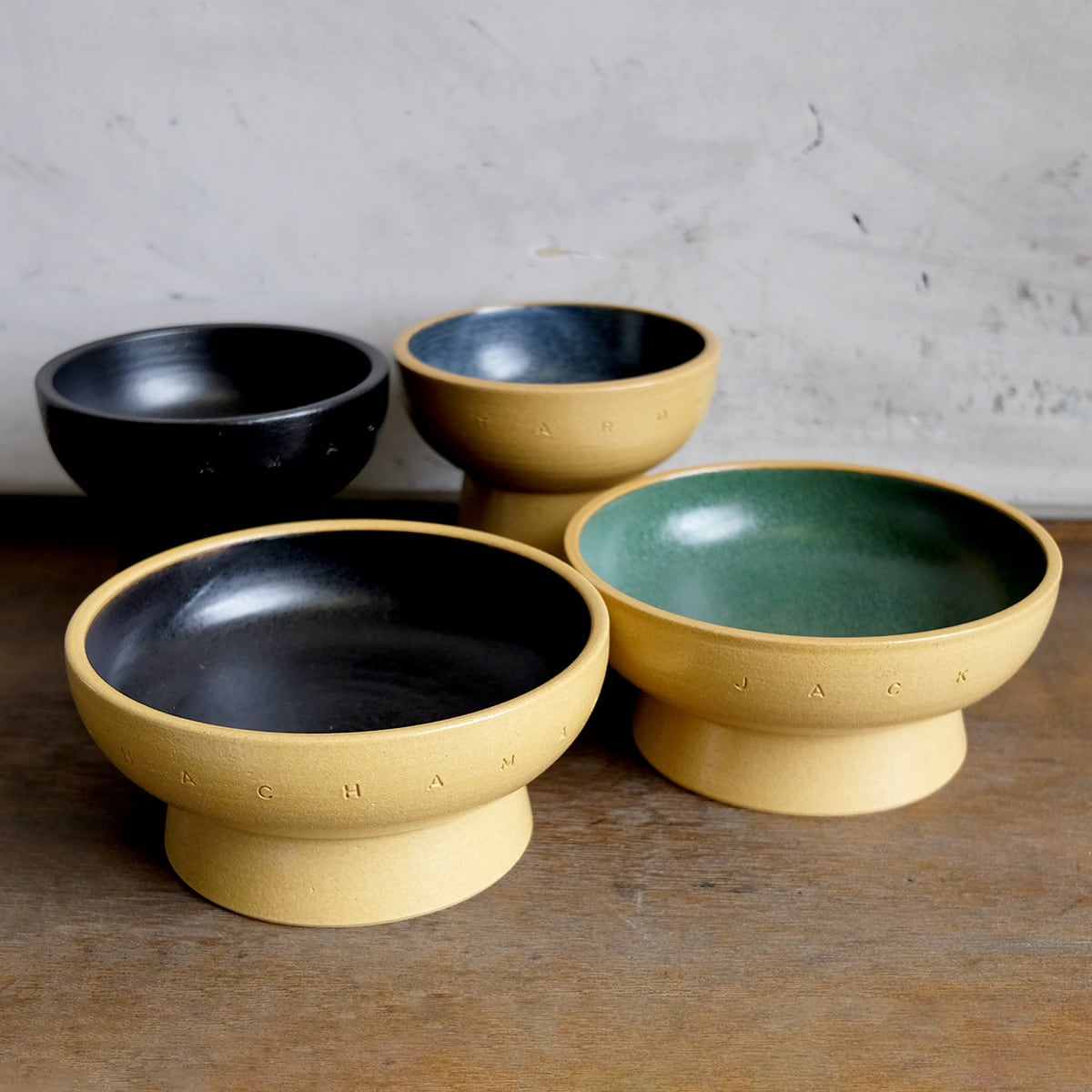 大谷焼 陶器製ペット用フードボウル 名入れオーダー | 阿波プロダクツ