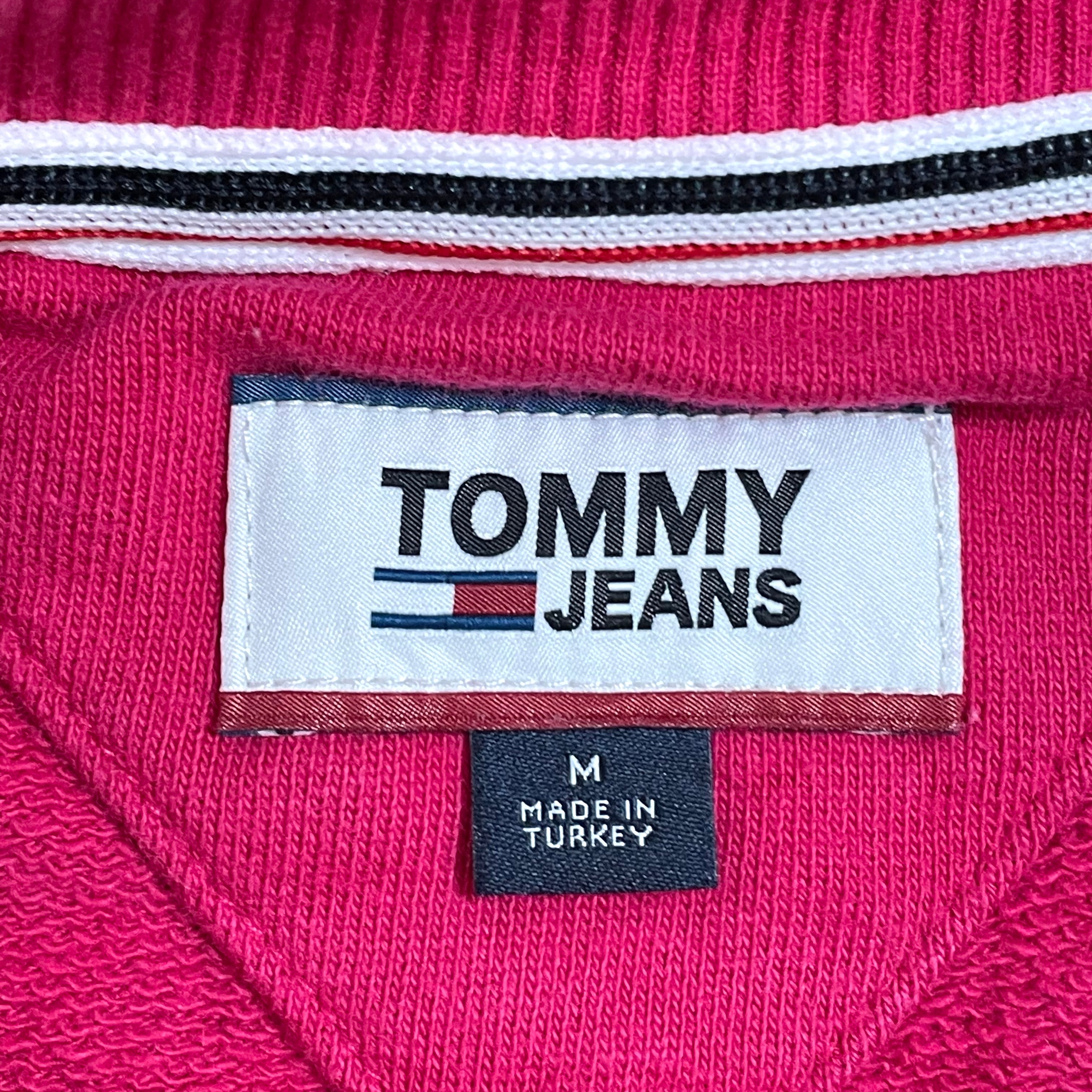 TOMMY JEANS】 トルコ製 刺繍ロゴ スウェット トレーナー プルオーバー