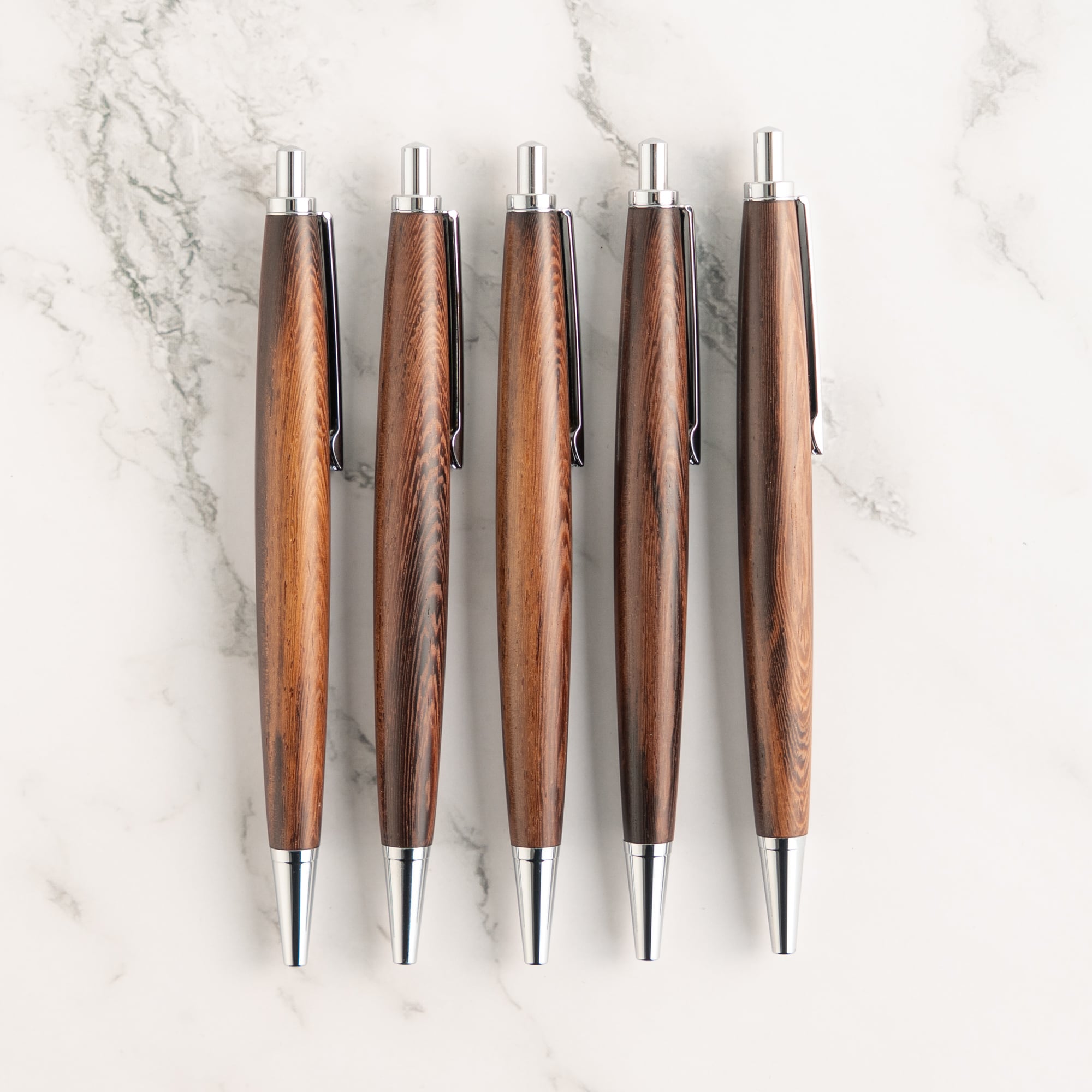 木軸ボールペン】鉄刀木（たがやさん）/ノック式ボールペン/Penman003