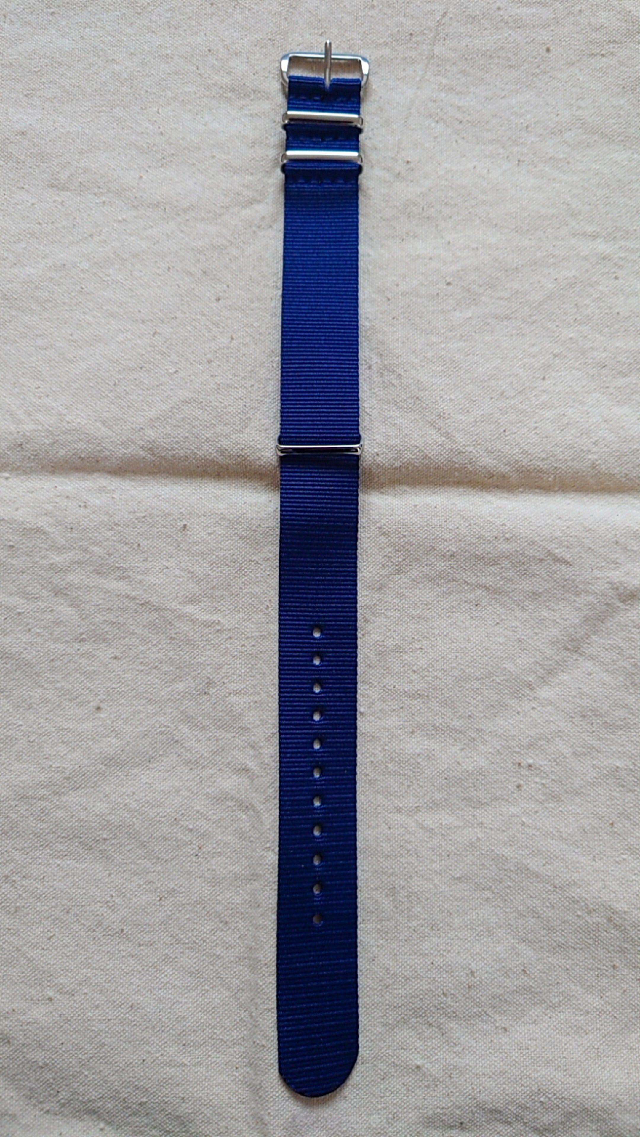 【for reference】NATOベルト ネイビー ラグ幅20mm
