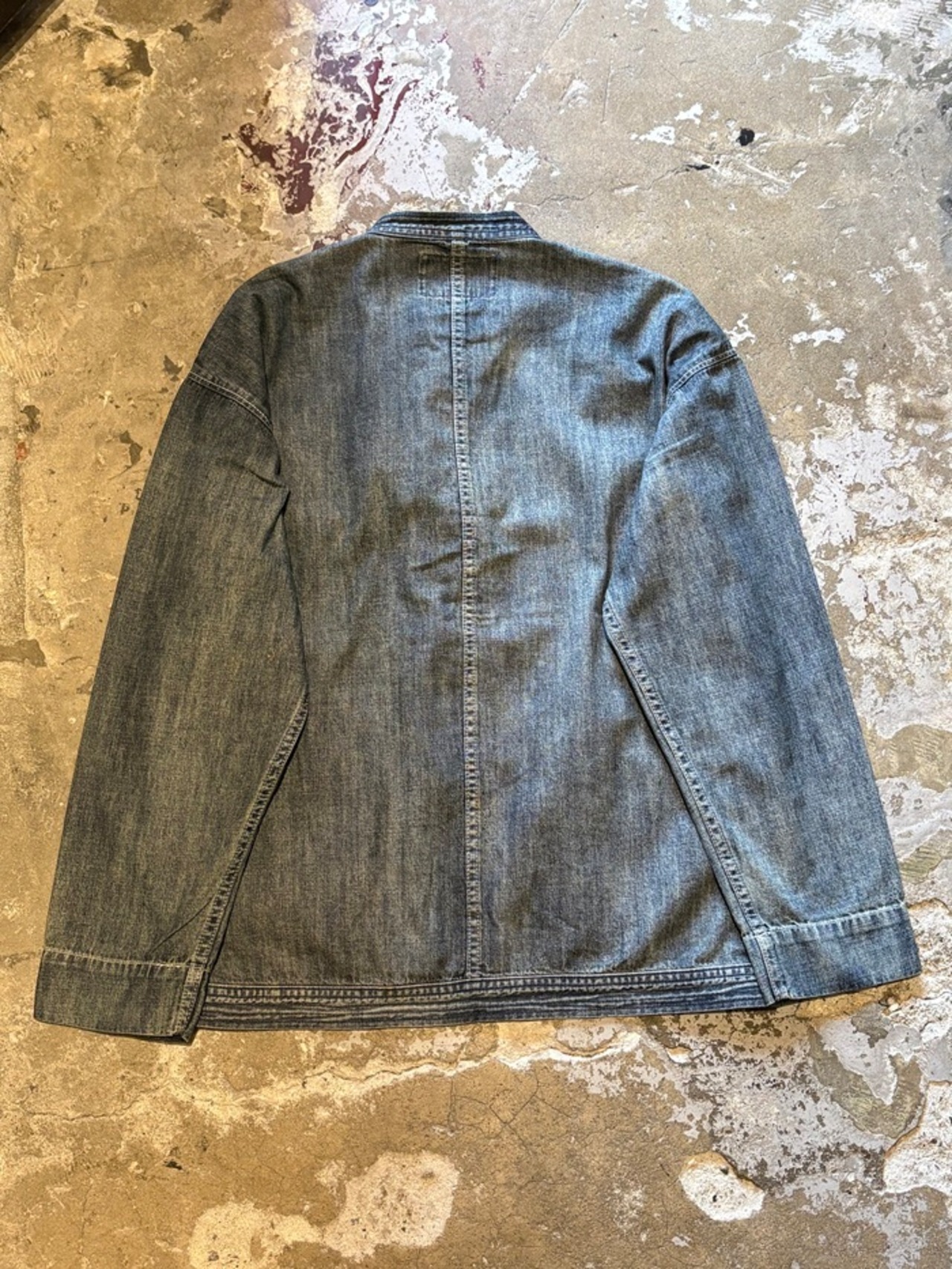 HOUSTON / Denim china jacket / チャイナジャケット / 51484 - 6