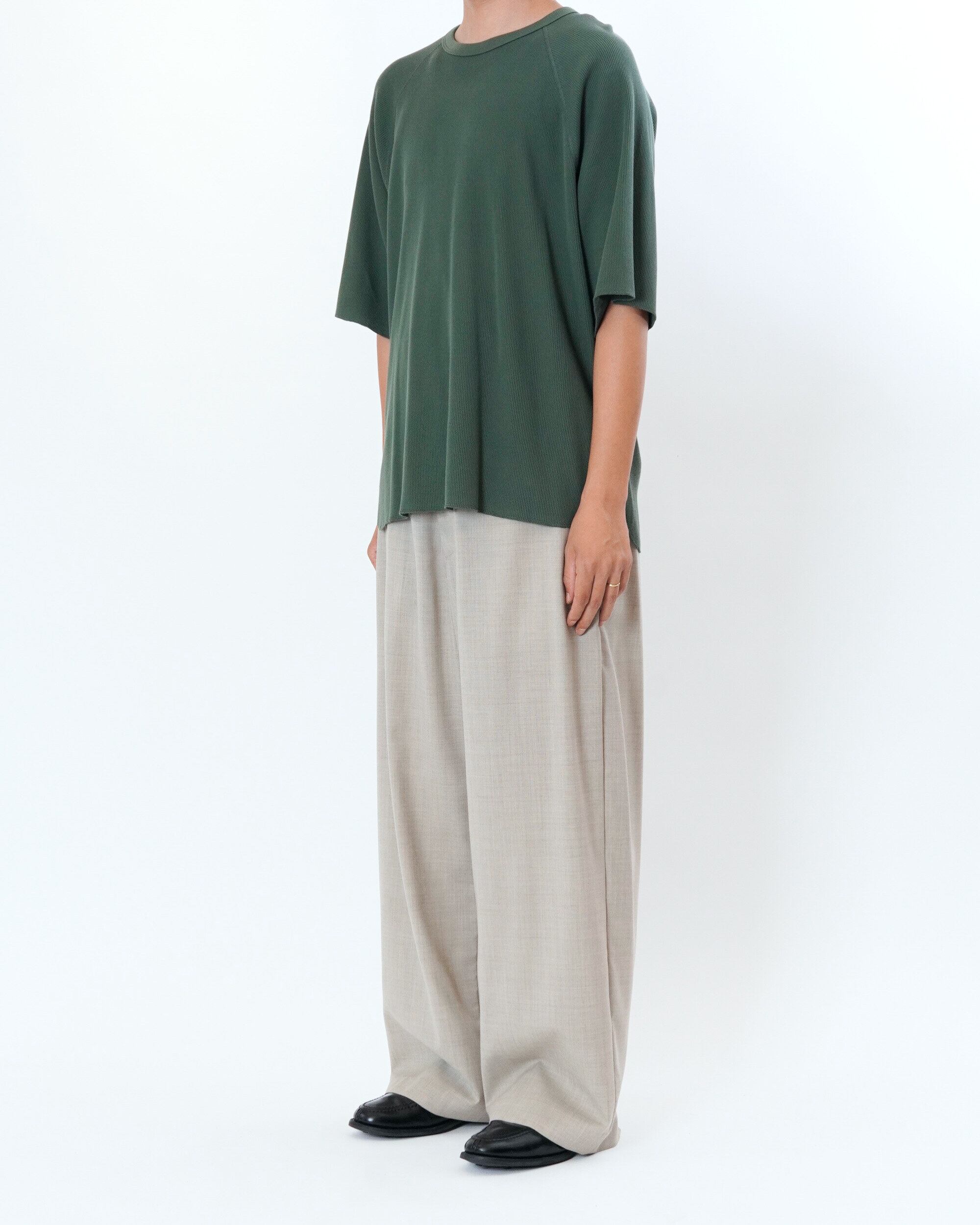 ユニバーサルプロダクツ SUMMER WOOL WIDE TROUSERS universal products 