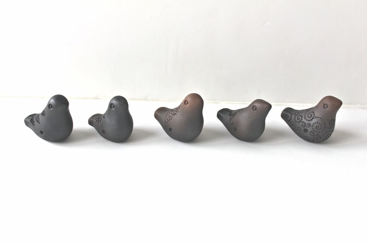 陶製鳥笛 小鳥 B | ラトビア雑貨専門店 SUBARU