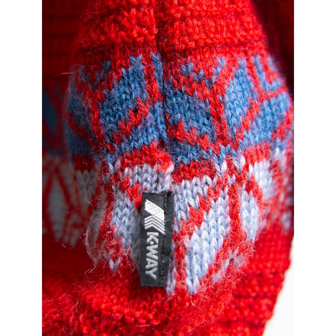 【K-WAY】Made in Italy 100% pure wool Nordic sweater（ケーウェイ イタリア製ノルディックウールセーター ニット）12b