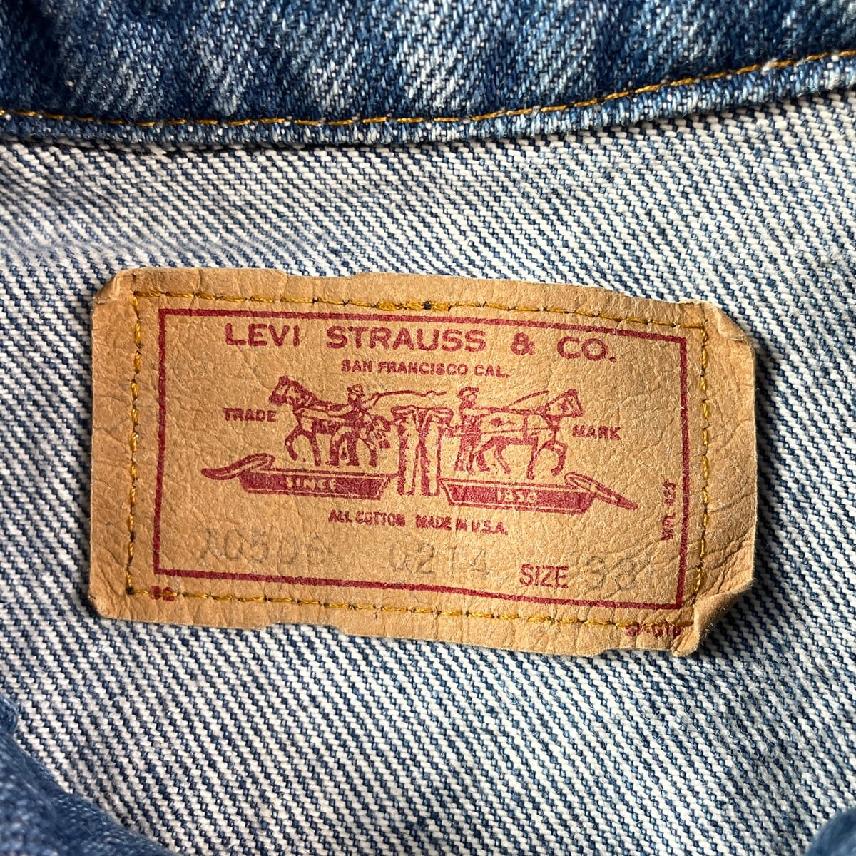 80年代 USA製 Levi's リーバイス MTV トラッカーデニムジャケット