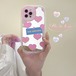 ♥ハート iPhone13 12 11 Pro Maxケース luck everyday アイフォンXRカバー 可愛い ピンク 人気のデザイン