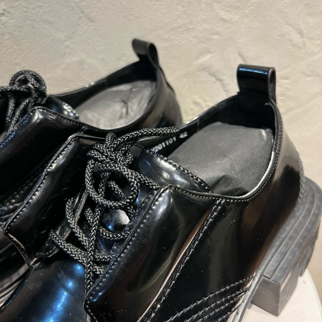 Untitlab アンタイトル Square Plain Toe Leather Shoes Untitlab アンタイトル Square Plain Toe Leather Shoes