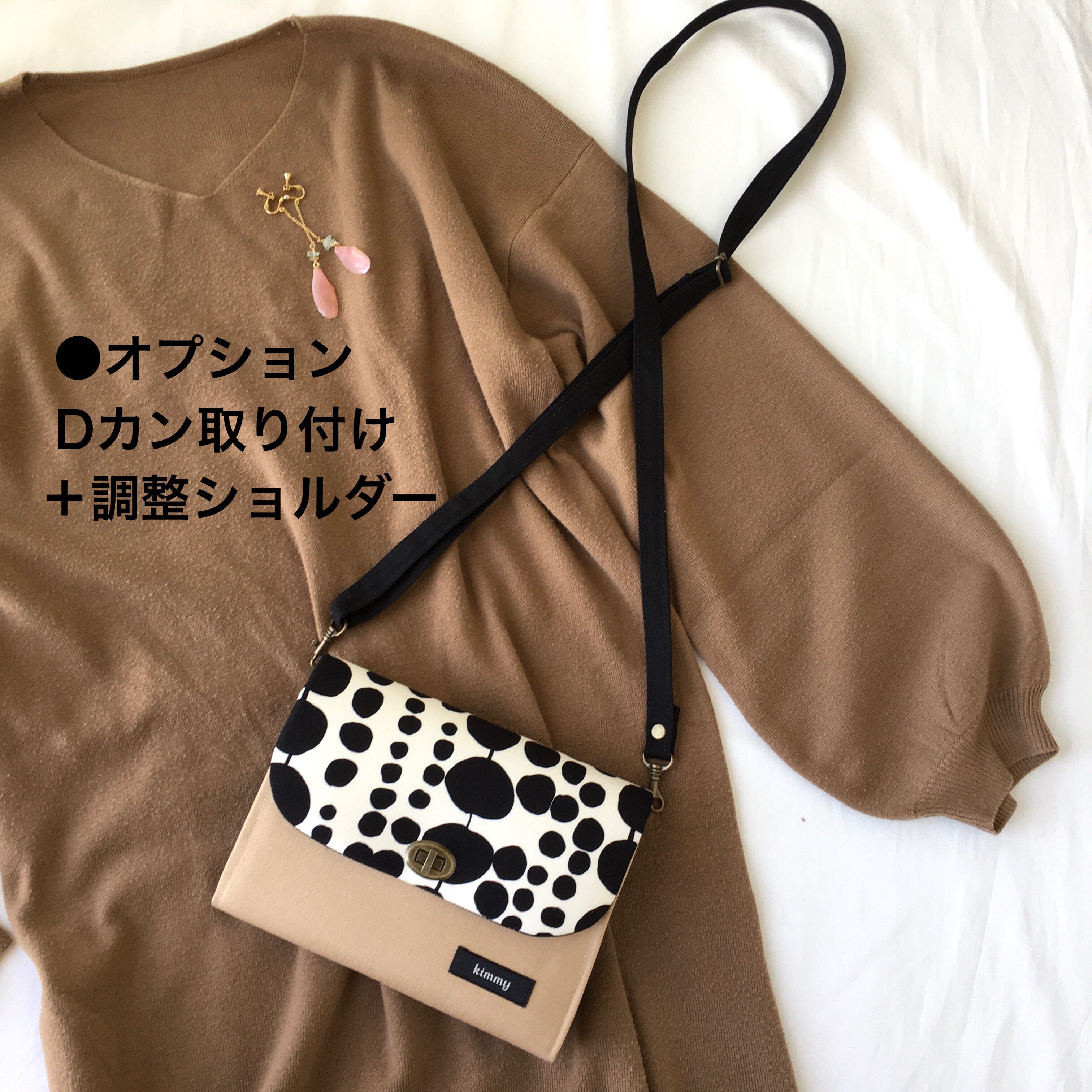 New 1 2人用母子手帳ケースsサイズ バブルドット Kimmy キミー
