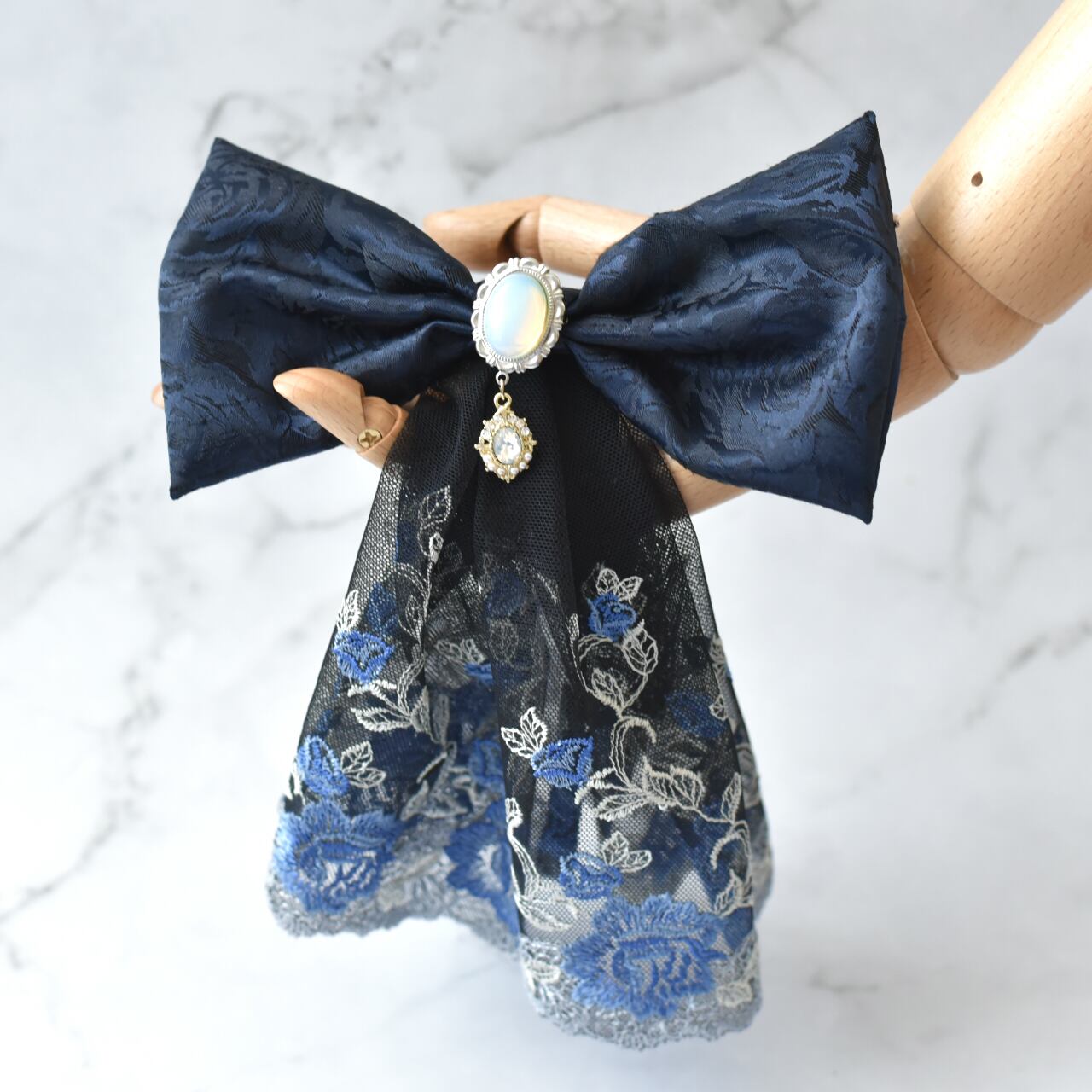 ちゅら様リクエスト専用 ♡ リボン半襟＆リボン帯締め 2wayリボン【…dreams come true…】 | Raga Muffin｜ゴスロリ