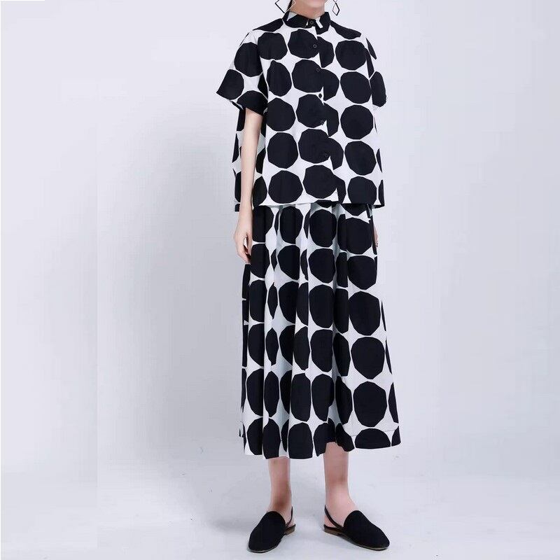 Aラインアンブレラスカート×トップス セットアップ A0184