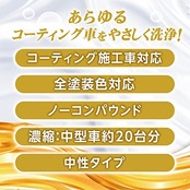 プロスタッフ(Prostaff) 洗車用品 カーシャンプー CCウォーターゴールドシャンプー 1L 濃縮タイプ ノーコンパウンド コーティング施工車対応 S200