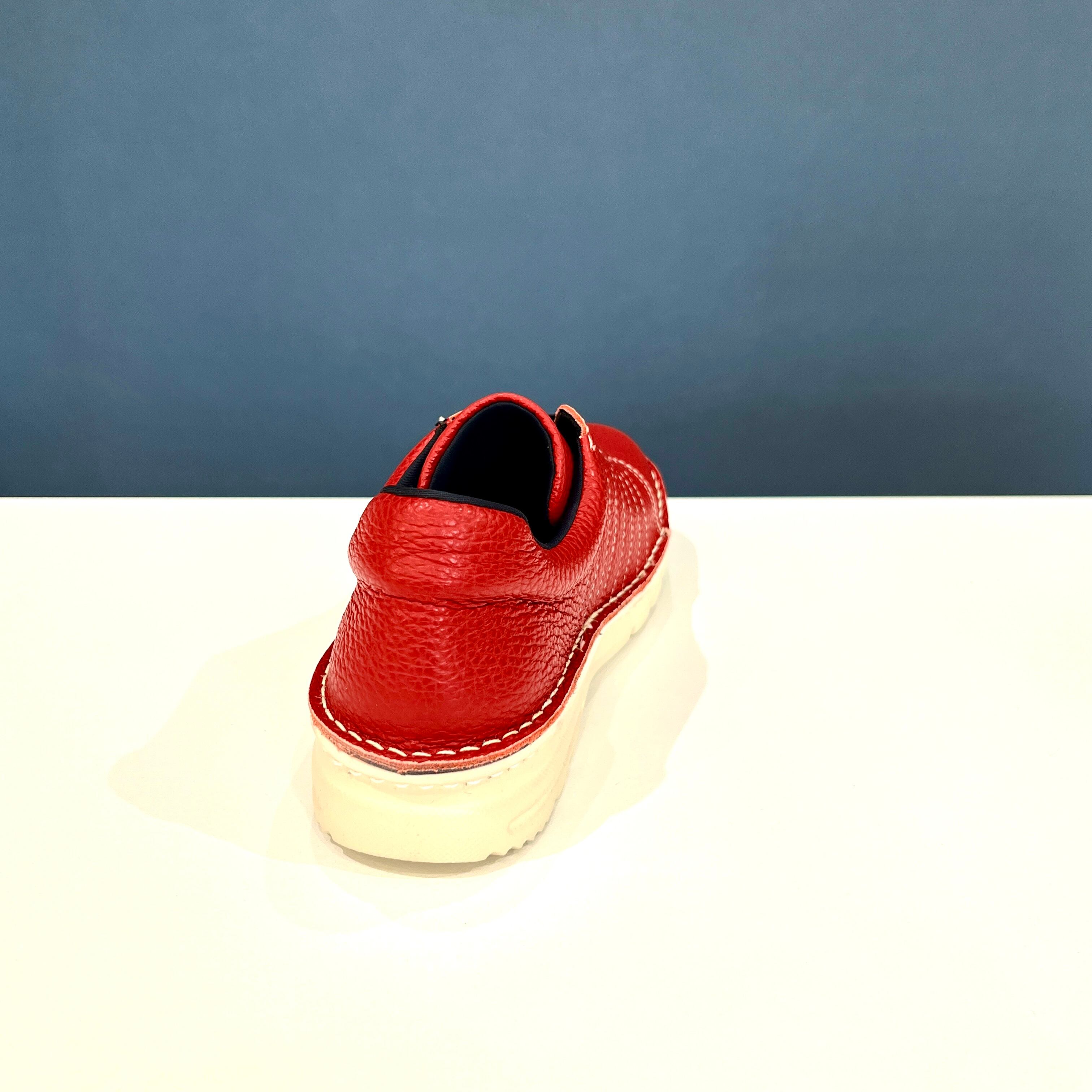 Dola A・S・W 7280 レザースニーカー レッド | Shoes uni.co シューズ