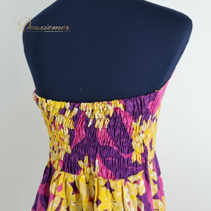 フラダンス 衣装 ワンピース ドレス パープル系 マーメイドライン