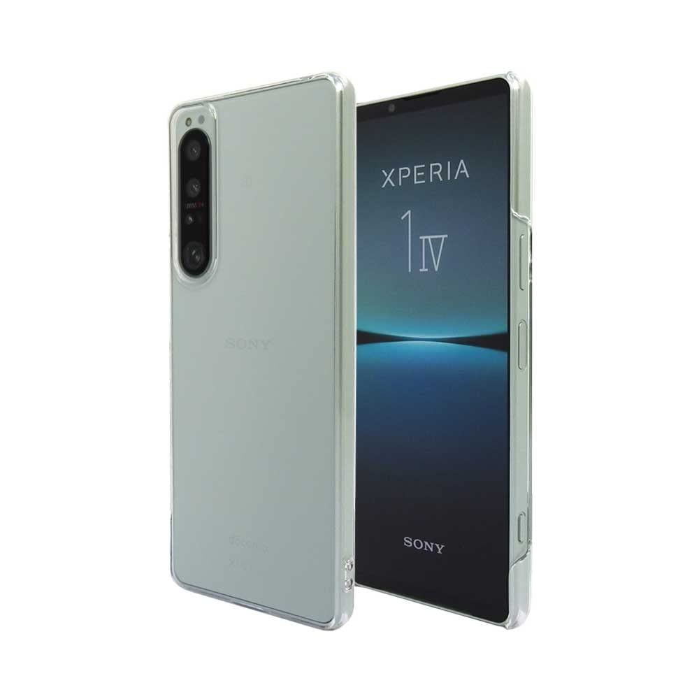 【Provare】Xperia 1 IV ケース 互換対応 (SO-51C / SOG06 / A201SO / XQ-CT44) クリア 透明 ポリカーボネート製 薄型 軽量 耐衝撃 高耐久性 ストラップホール付(ハードケース)