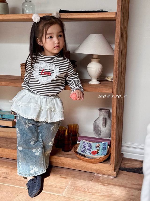 予約 Mickey Bleach Denim [ poisson ]