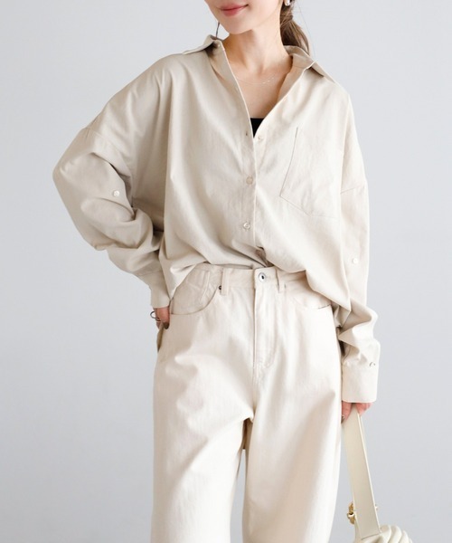 Elbow button　2wayシャツ