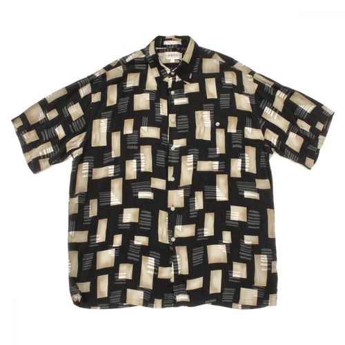 Vintage S/S Art Print Rayon Shirt [CAMPIA] [1990s~] L