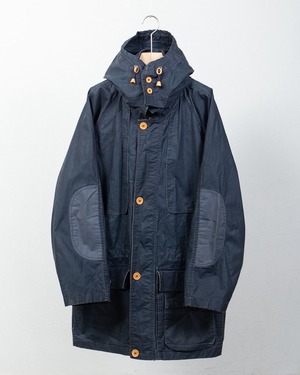 design oiled coating hoodie jacket