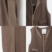 zip up tuck allinone/moca