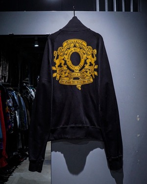 【add (C) vintage】“DSQUARED2” Flocky Emblem Logo Zip Up Sweat Jacket