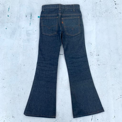 80's Levi's リーバイス 684 フレアデニム Big Bell 濃紺 W28 オレンジタブ スモールe 刻印4 USA製 希少  ヴィンテージ | agito vintage powered by BASE