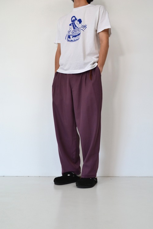 90s EURO 2tuck rayon blend slacks