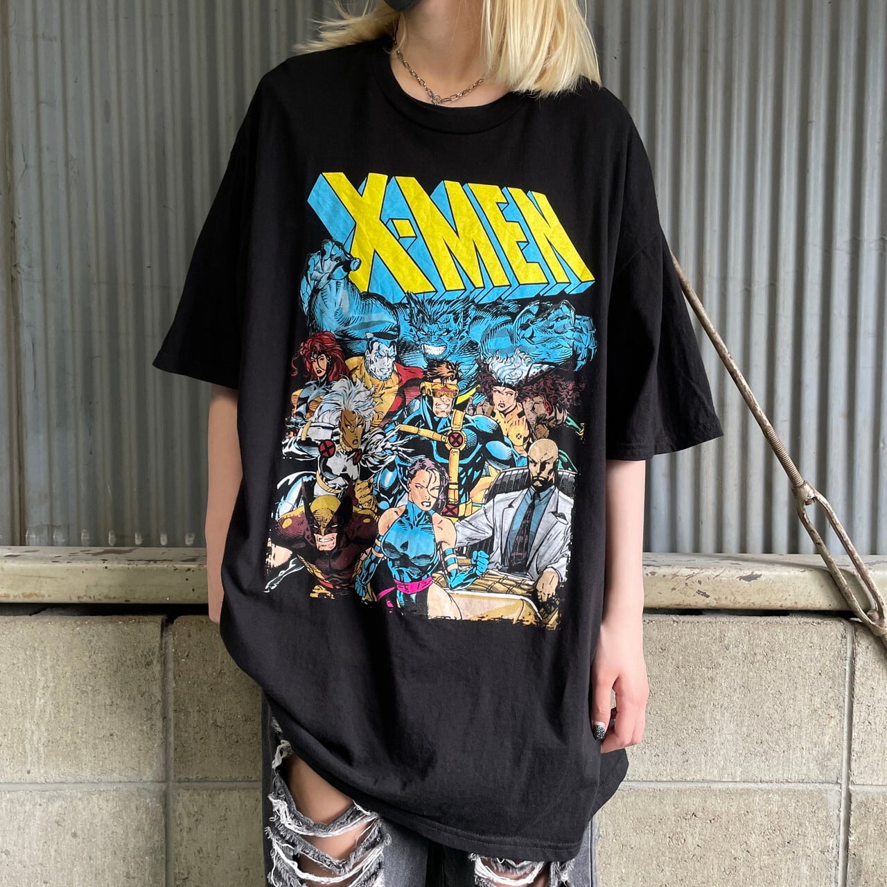 97 『SPAWN』´スポーン UNMASKED Tシャツ XL アメコミ-