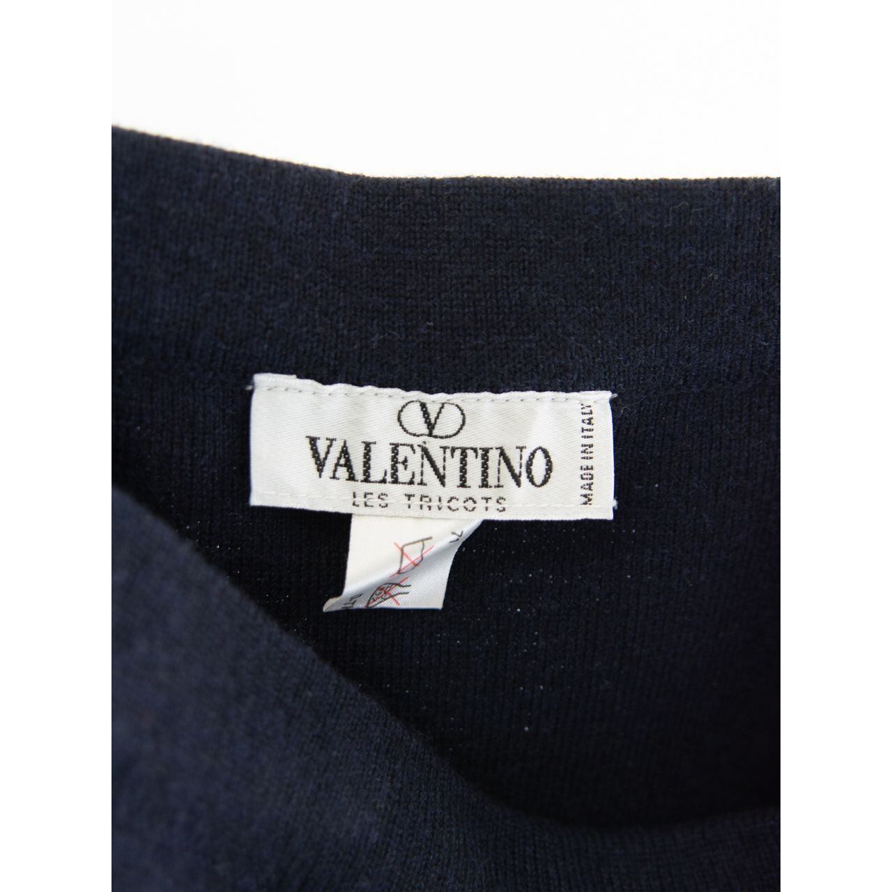 【VALENTINO By MISS DIANNA】Made in Italy Wool-Cashmere Knit Skirt（ヴァレンティノ ミスディアナ イタリア製 ウールカシミア ニットスカート ）