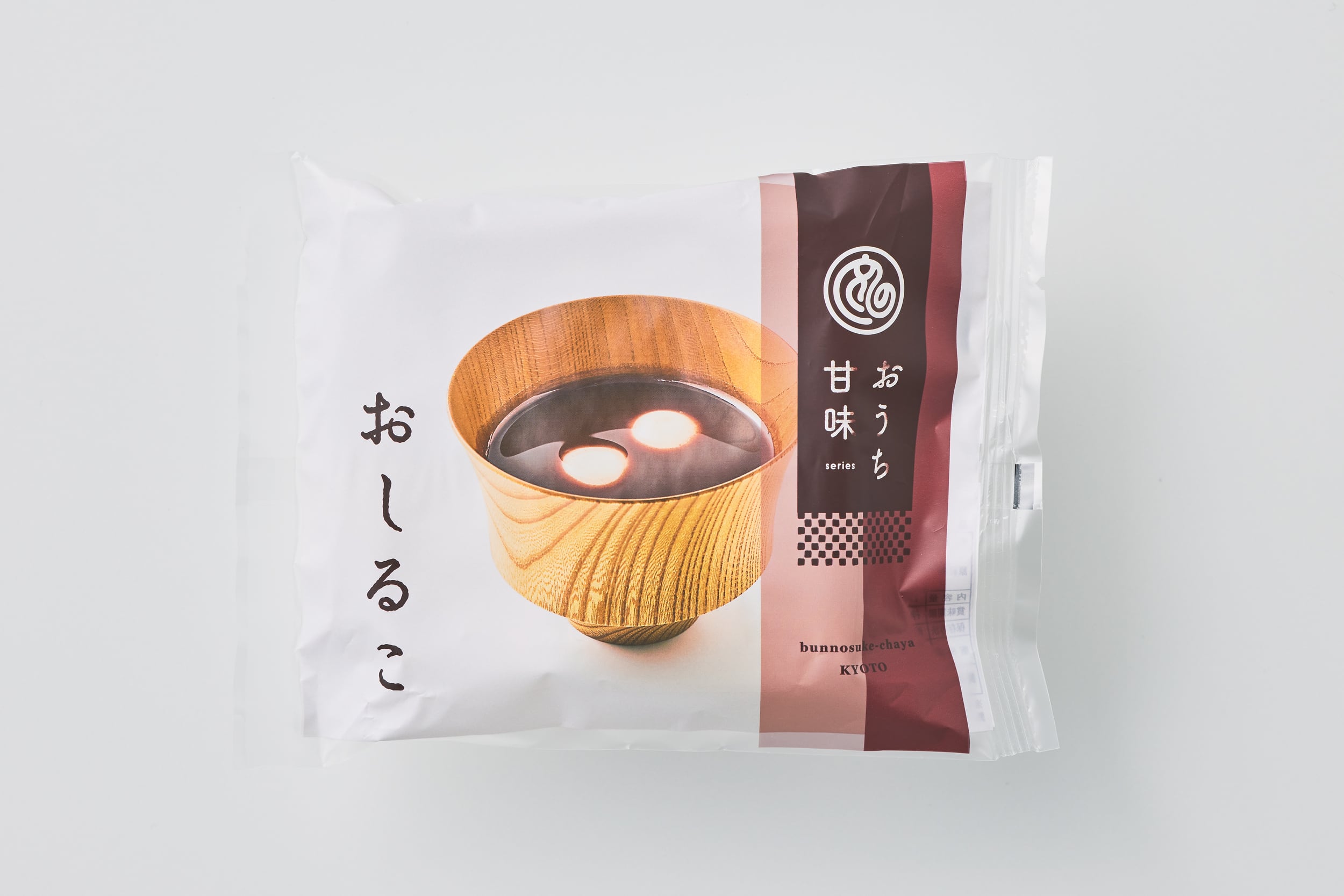 おうち甘味　おしるこ（餅付き）　京甘味　文の助茶屋　BUNNOSUKE-CHAYA