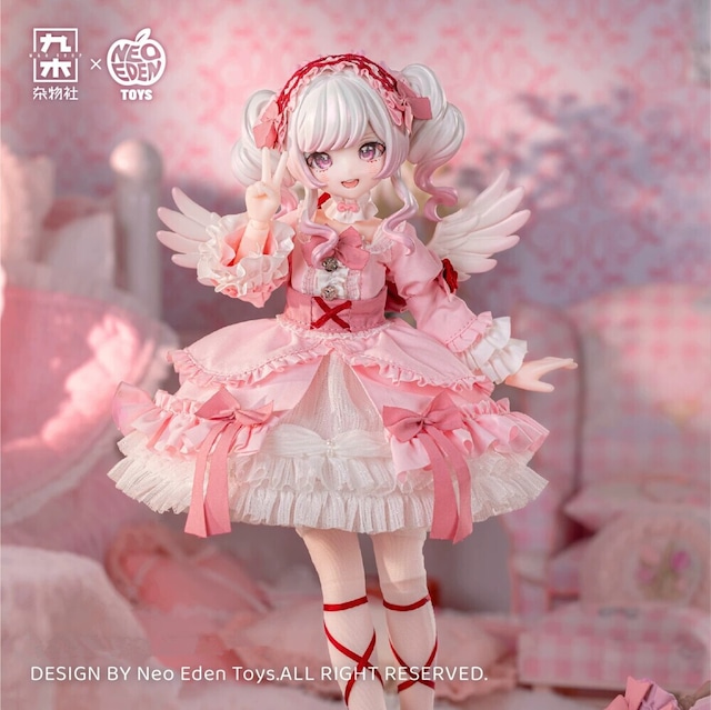 MJD ブラインドボックス 光魔双生シリーズ「織夢糖｣ Dream-Devourer 22cm シングルボックス 吊卡 Blind Box 九木雑物社×Neo Eden Toysコラボ