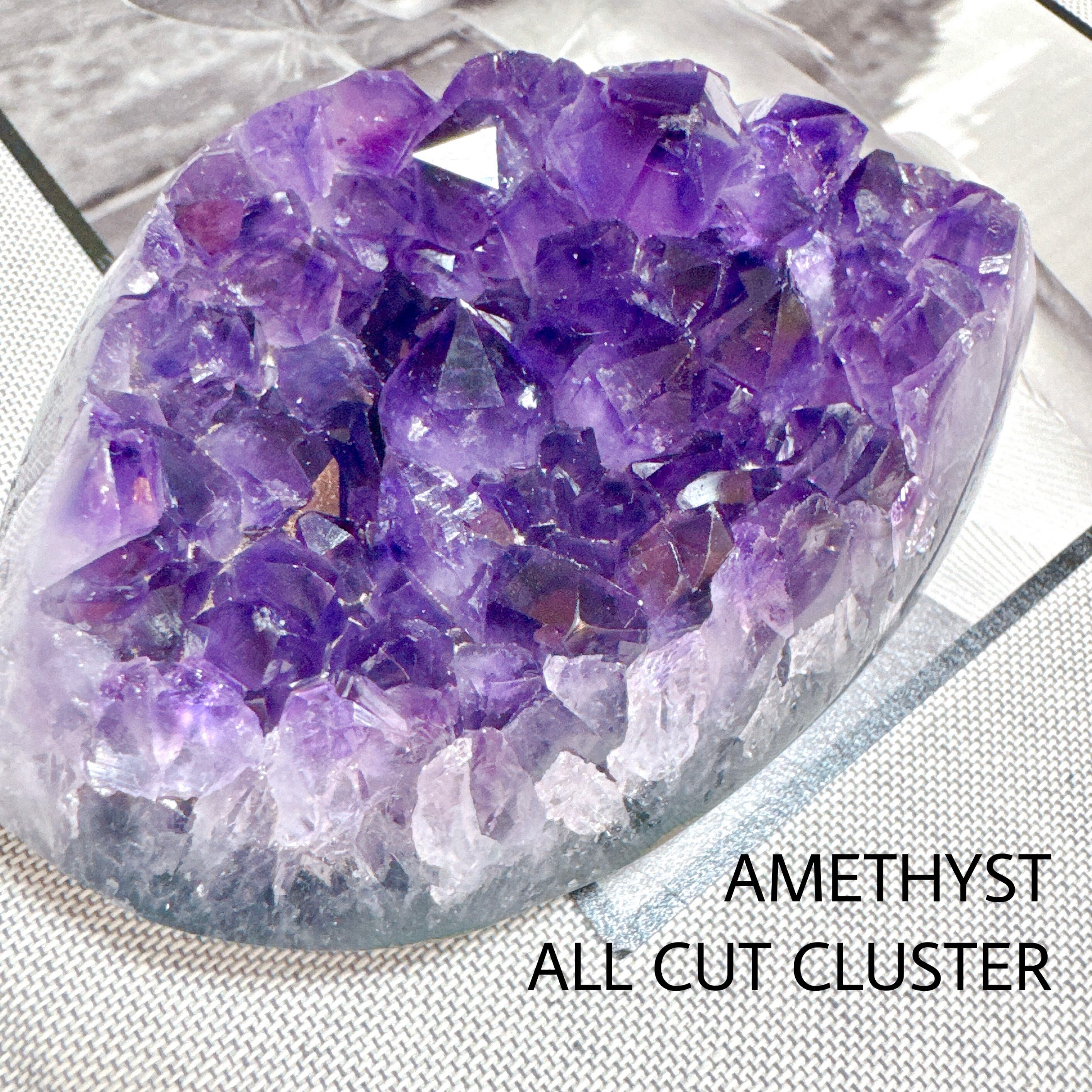 ブラジル産 アメジスト クラスター 原石 天然石