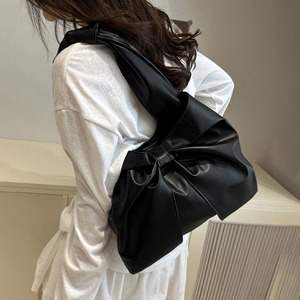 ビッグリボン トートバッグ ワンショルダー レディース A4 大容量 軽量 PUレザー 韓国 バッグ 大人 かわいい フェミニン きれいめ カジュアル 大人可愛い 大人女子