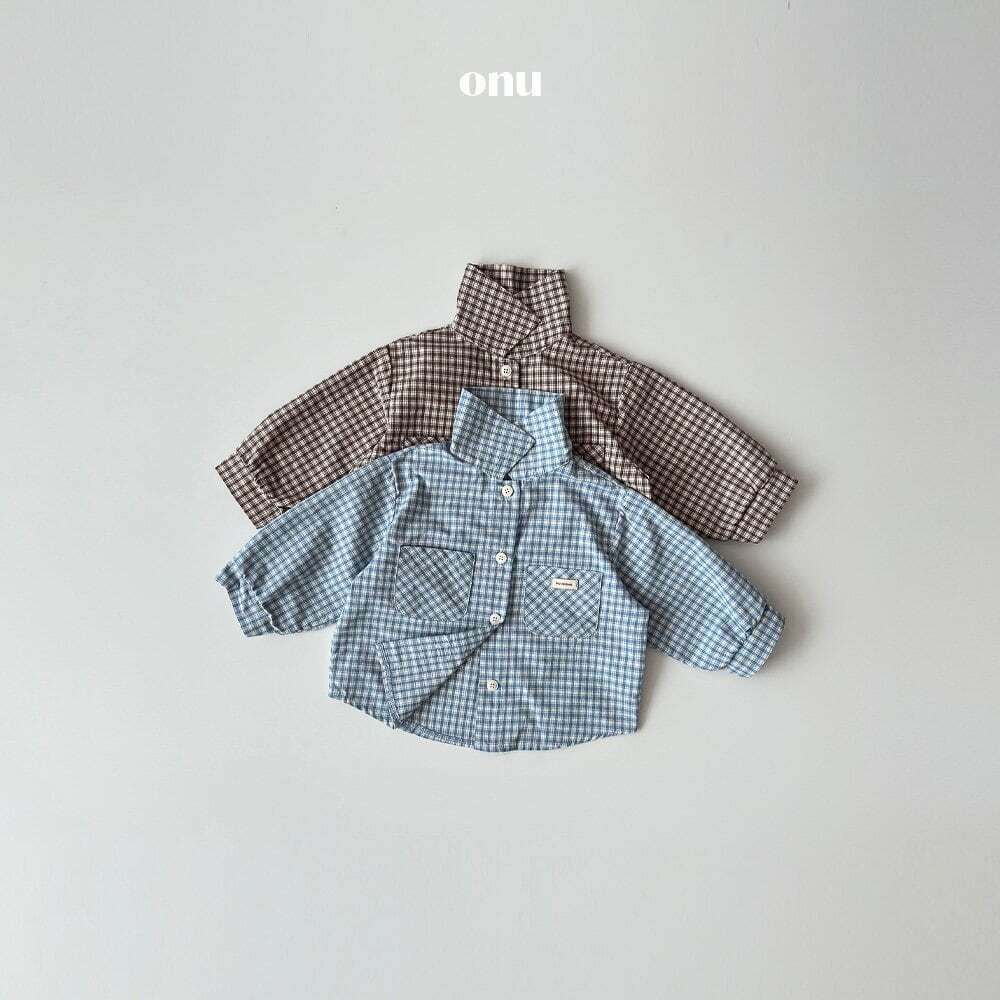 予約⌇ONU / Checked shirt