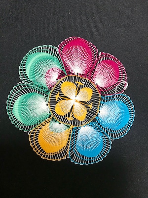 ニャンドゥティ のテーブルセンター No.10