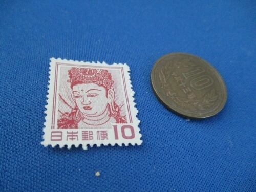 昭和の郵便切手☆法隆寺壁画☆10円切手／昭和28年（1953年）／未使用